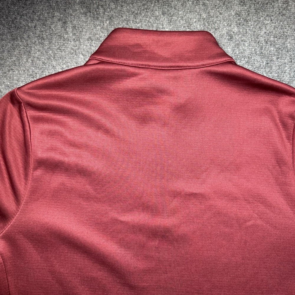 GRUNT STYLE Quarter Front Zip Sweat Wicking Size L Long Sleeve Waffle Top - Picture 11 of 12